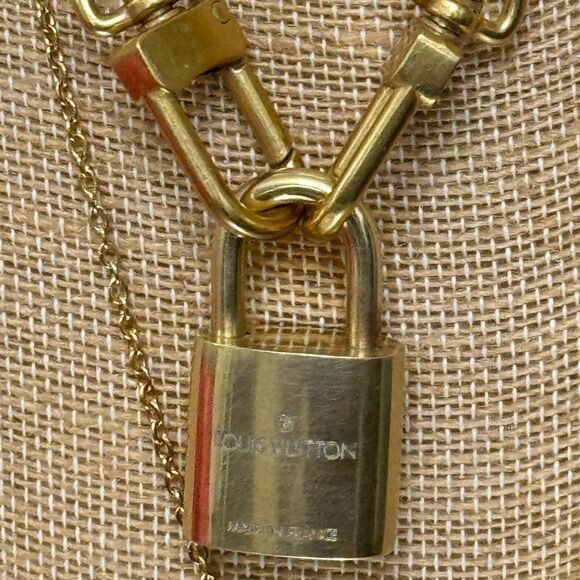 Louis Vuitton Lock and Key Necklace Set #320 - Picture 3 of 7